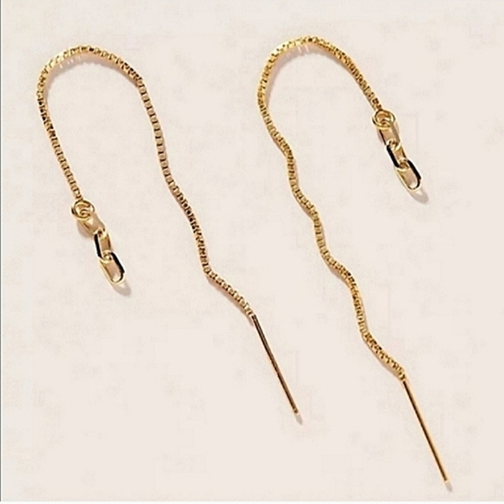 Anthropologie Emma Threader Earrings